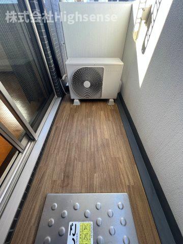 バルコニー　お洗濯にも便利なバルコニー付き