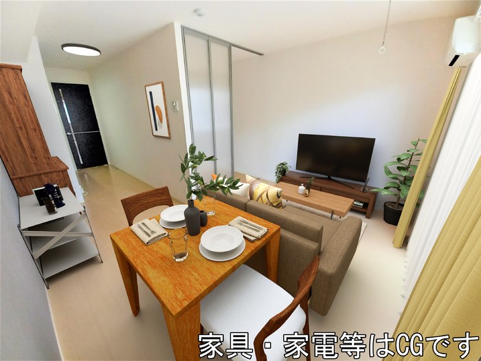 居室・リビング　※家具・家電等はCGです。