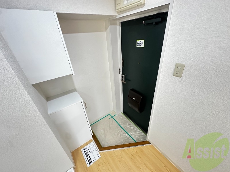 玄関　玄関スペースです、靴箱とかも設置できますよ。