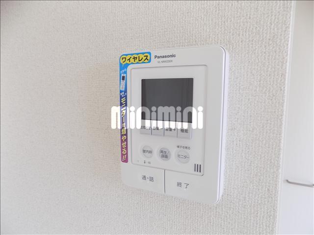 セキュリティ　ＴＶ付モニターホンで来訪者を確認できます