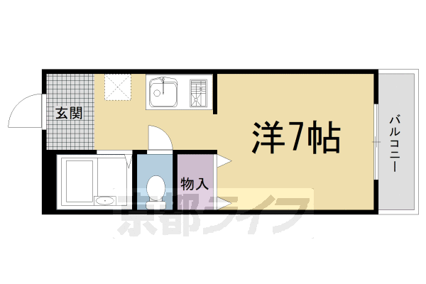 エスポワールハイツ A棟・B棟の間取り写真