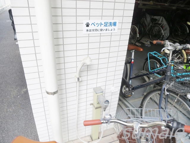 その他共有部分　ペットの足洗い場です