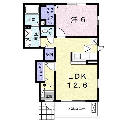 ヴァンクール貴志川IIの間取り写真