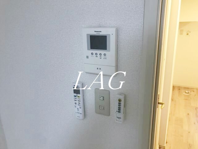 セキュリティ　モニター付インターホンです。