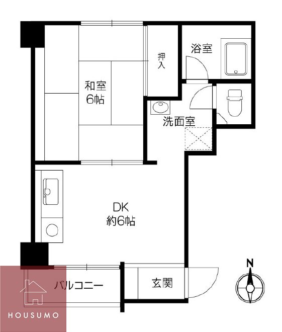 伊勢ハイムの間取り写真