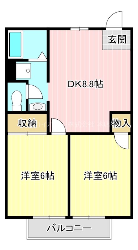 コーポMIDORIの間取り写真