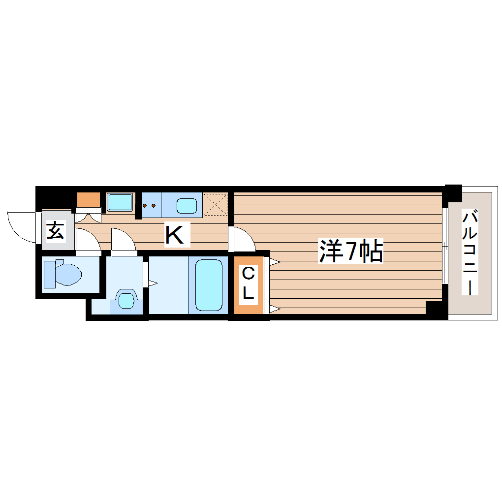 ラトゥール連坊の間取り写真