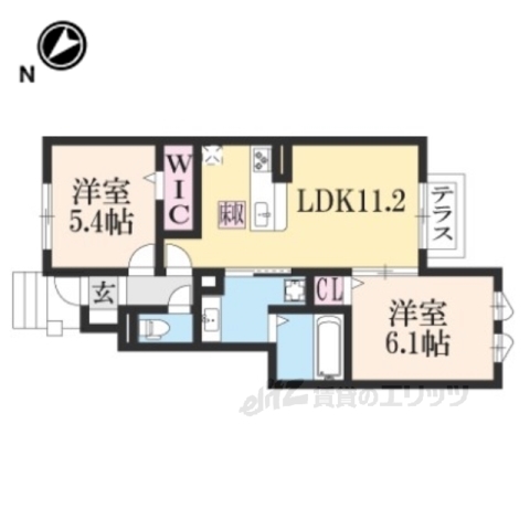 Laule’a守山の間取り写真