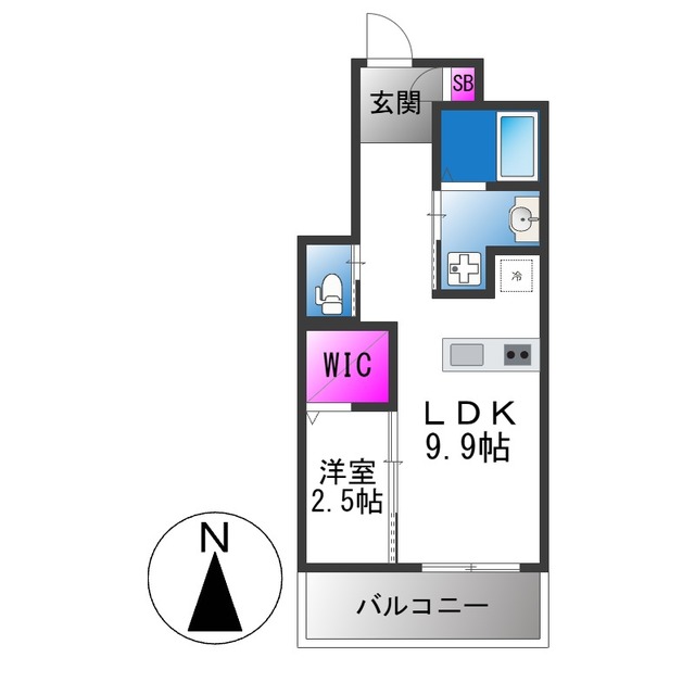 ＪＲ関西本線 東部市場前駅 徒歩7分 4階建 新築の間取り写真