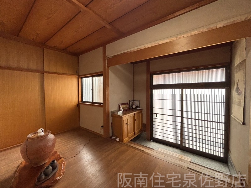 南海本線 箱作駅 徒歩12分 1階建 築40年の玄関写真