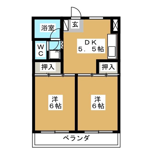 チェリーマンションの間取り写真
