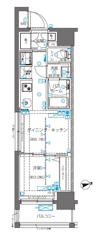 ZOOM調布小島町の間取り写真