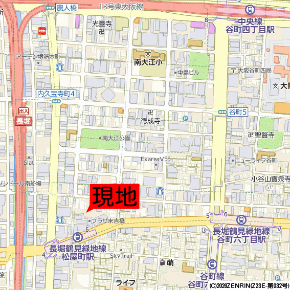 地下鉄長堀鶴見緑地線 松屋町駅 徒歩2分 14階建 新築の外観写真