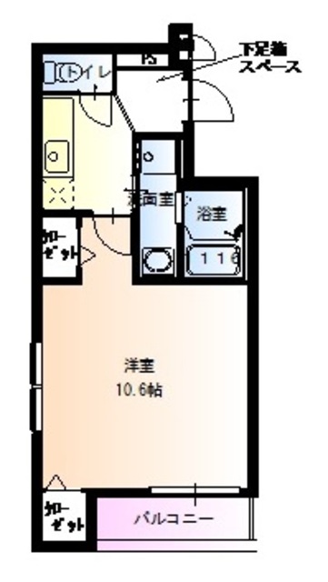 フジパレス山之内II番館の間取り写真