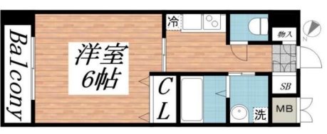 KHKコート板宿の間取り写真