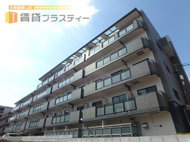 建物外観　管理体制両行のマンションです。区画整理された北栄エリア。
