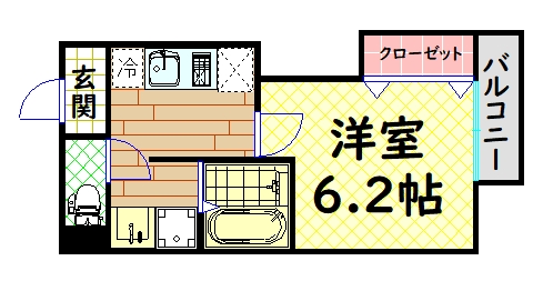 みおつくし岸里IIIの間取り写真