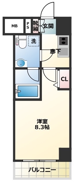 AZEST東十条の間取り写真