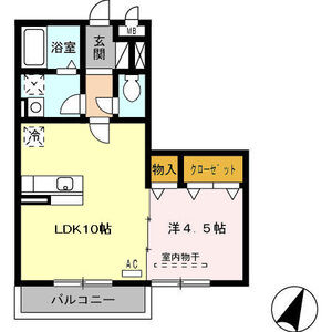 クラージュの間取り写真