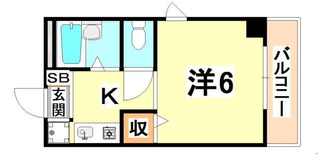 サンハウス御影本町の間取り写真