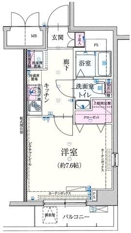 LEXE AZEST赤羽の間取り写真