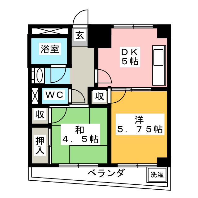 光建ハイム東尾久の間取り写真