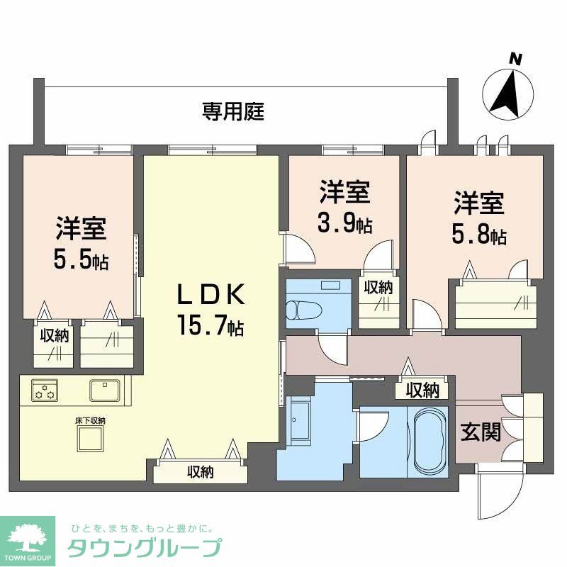 西新ステラレジデンスの間取り写真