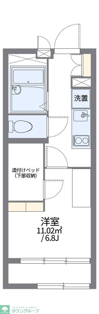 レオパレスサクラパークAの間取り写真