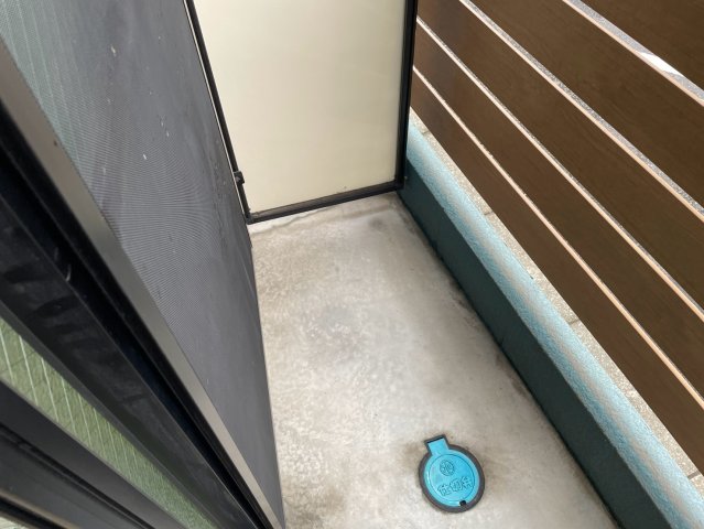 バルコニー　陽当たり良好なバルコニーです
