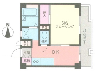 パストラル茅ヶ崎の間取り