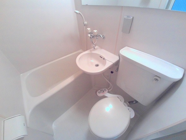 バス・シャワールーム　※写真は同タイプの別部屋です。床色など現状優先