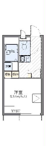 レオパレスルトゥールの間取り