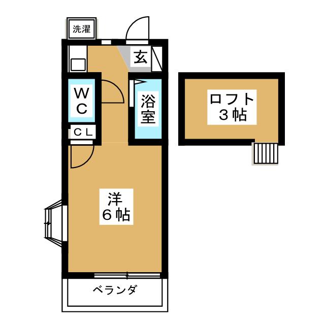 ハイツポストサイドの間取り