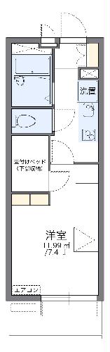 レオパレスＶｉｌｌａ偕楽の間取り