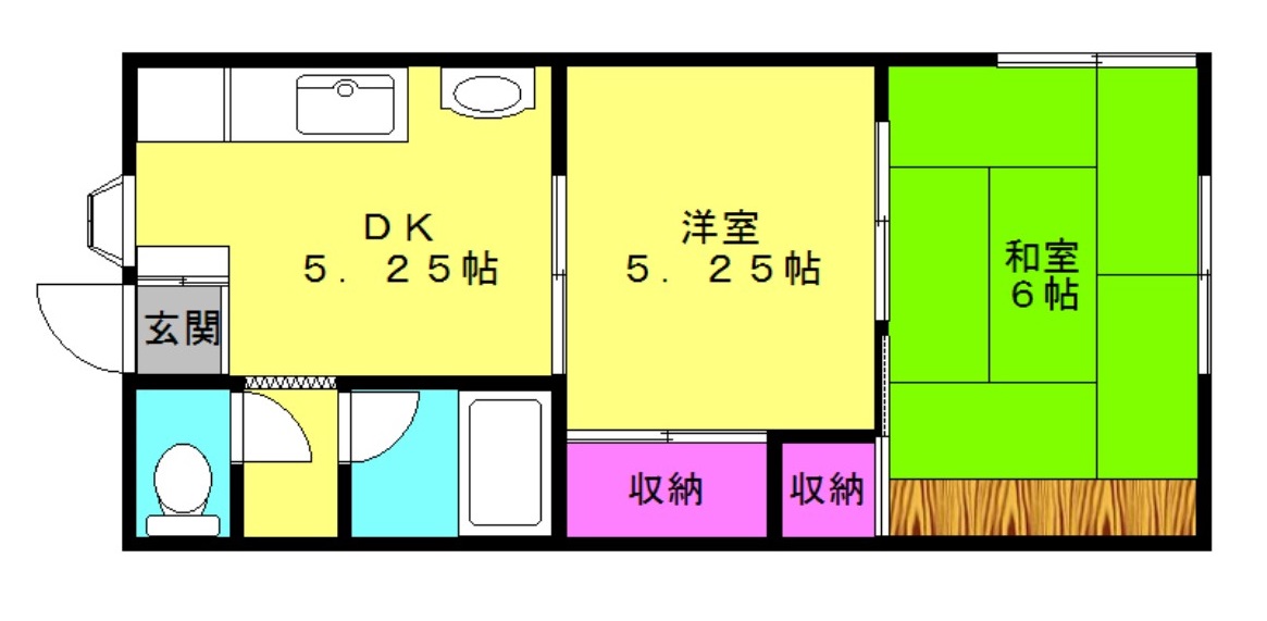 シェスタ高砂２の間取り