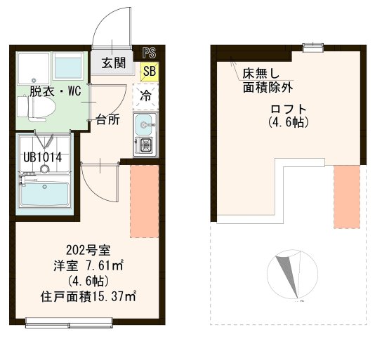 GARDEN五反野の間取り