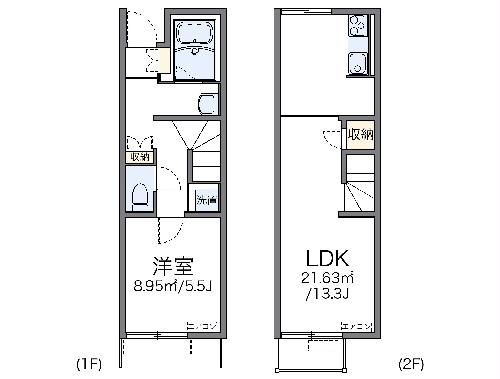 藤沢市石川のアパートの間取り