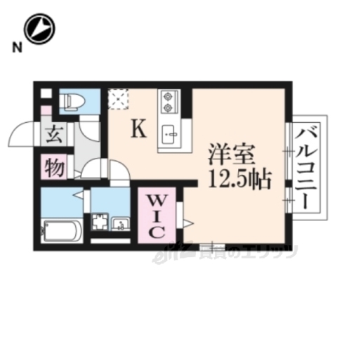 彦根市西今町のアパートの間取り