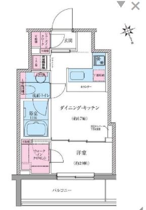 世田谷区世田谷のマンションの間取り