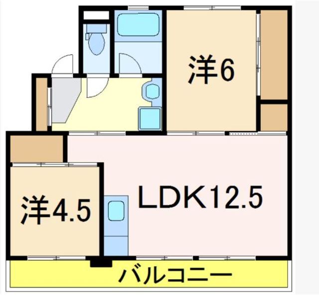 スカイクレスト与板IIの間取り