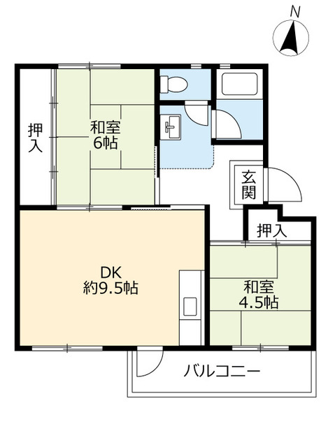 ＵＲ豊明の間取り