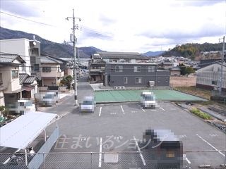 【広島市安佐北区深川のアパートの眺望】