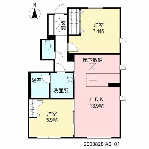 サンプレミアスの間取り