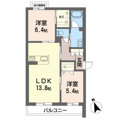 シャーメゾンヤマウチの間取り