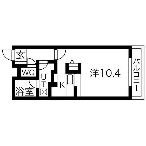 マリオン桑園の間取り