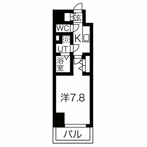 【エスリード金山リュクスの間取り】