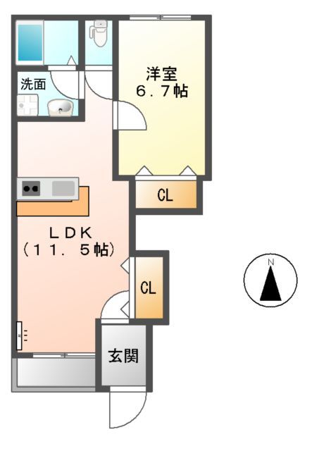 アクアマリンの間取り