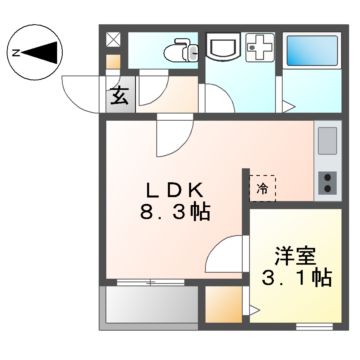 メイクスR大江の間取り