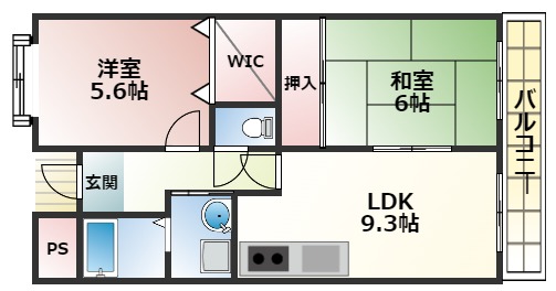 ベルメゾン堺の間取り