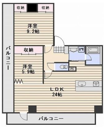 メゾン表町の間取り